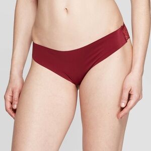 Auden Women's Seamless Thong - Deep Red